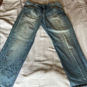 Preowned Avirex Men's Light Blue Jeans 34x34